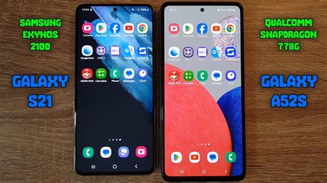 Exynos 2100 vs Snapdragon 778G .